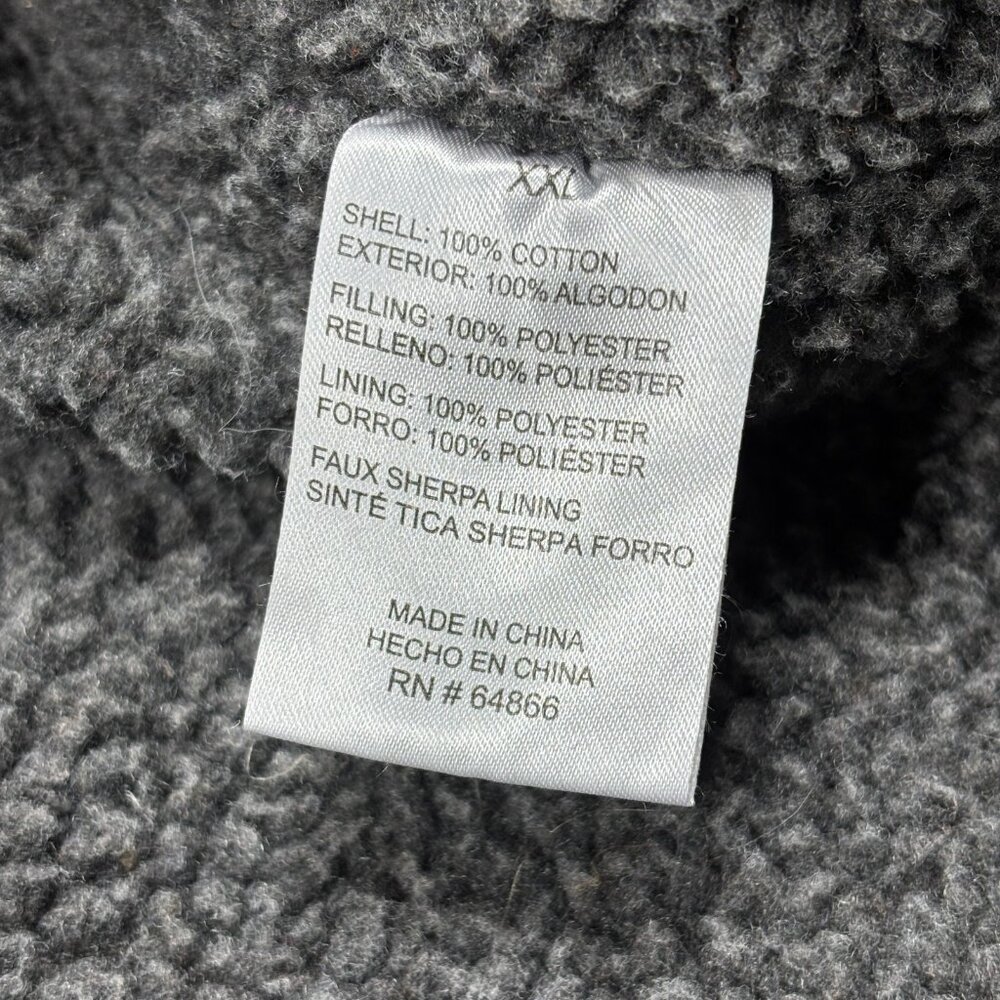 Lee Premium Select Black Canvas Sherpa-Lined Vest… - image 7